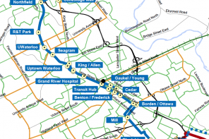 LRT stops map